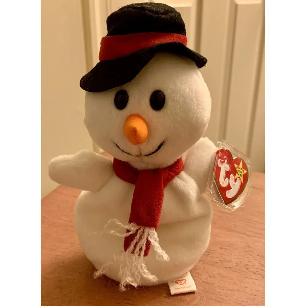 Ty Beanie Baby-Snowball Style 4201-PVC-1996 Errors‎